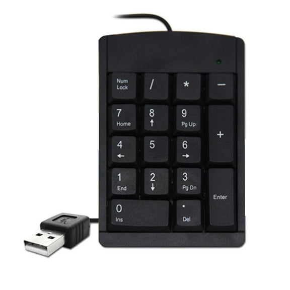 Numeric Keypad Number 17 Keys Pad Keyboard With USB Cable For Laptop desktop