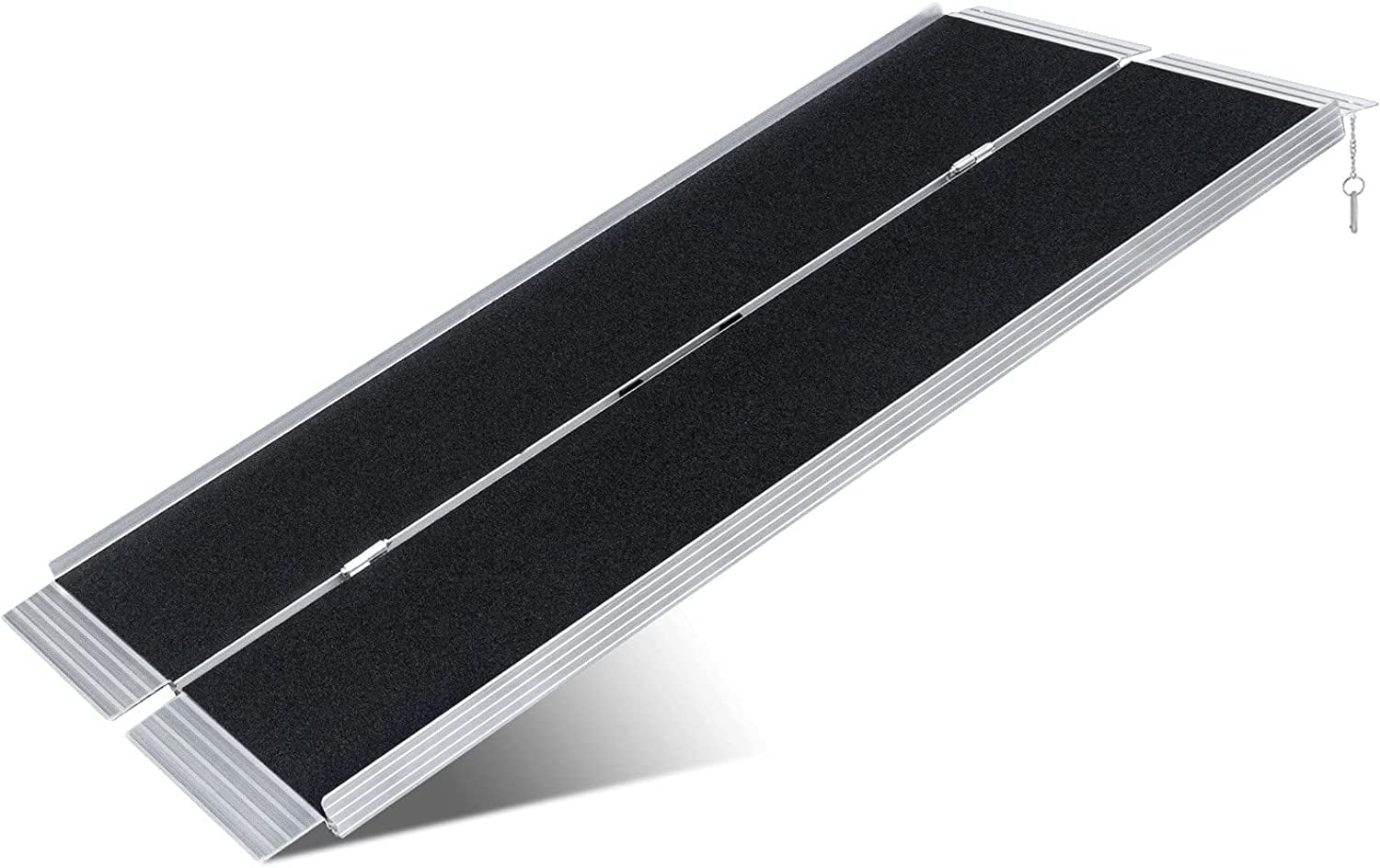 Yumhome 6Ft Wheelchair Ramp NonSkid Folding Aluminum Ramp