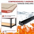 thumbnail image 5 of Garage Shelving 5 Tier Adjustable Storage Rack 2400 lbs Heavy Duty Metal Shelves for Garage Basement Warehouse Pantry 72” H x 40” W, Black, 5 of 9