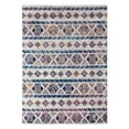 thumbnail image 2 of Luxee Designs  Alexandria Collection – 5×7 ft – Boho Geometric Area Rug – Bordered, High-Traffic, Pet-Friendly, Stain Resistance – Gray, Ivory Multi, 2 of 7