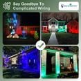 thumbnail image 2 of Solar Lights Outdoor Waterproof: IP65 Led Spot Light Decorations for Garden - Multicolor RGB Solar Powered for Yard - Dust to  Uplighting Landscape Pathway Drive Patios 6PC, 2 of 7