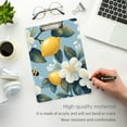 thumbnail image 3 of FORMRS Acrylic Clipboard with Low Profile Clip Standard A4 Letter Size, 12.5" x 9", Lemon Pattern, 3 of 8