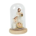 thumbnail image 4 of Christmas Nativity Scene Resin Ornament LED Light Glass Dome Tabletop Home Decor for Living Room Display, 4 of 9