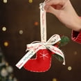 thumbnail image 2 of Adornos navideños para colgar en el coche, calcetines navideños con conos de nieve y lazos para colgar en el árbol de Navidad, decoración navideña para puertas, suministros para fiestas navideñas., 2 of 4