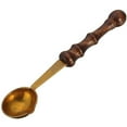 thumbnail image 5 of RKSTN Spoons Vintage Wood Handle Sealing Wax Brass Spoon, 5 of 5