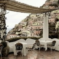 thumbnail image 2 of Blaustein, Alan 15x15 Gold Ornate Wood Framed with Double Matting Museum Art Print Titled - Positano Caffe - 1, 2 of 4