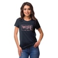 thumbnail image 1 of Inkdotpot Personalized Womens Tshirt Top Wife WeddingAnnouncement Shirt-R1, 1 of 8