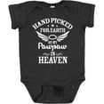 thumbnail image 3 of Inktastic Handpicked for Earth by My Pawpaw in Heaven with Angel Wings Boys or Girls Baby Bodysuit, 3 of 5