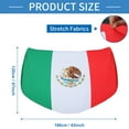 thumbnail image 4 of Cubierta de capó de coche Unique Bargains 63x47 pulgadas patrón de bandera mexicana de poliéster 1 v, 4 of 7