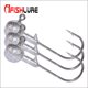 thumbnail image 4 of Yuarrent A FISH LURE 5PCS Acero al carbono y material de Juego de anzuelos de pesca de carpa Forma redonda Ball Head Anzuelos de aparejos de Pescar No.04 Yuarrent DJ0687-04, 4 of 5