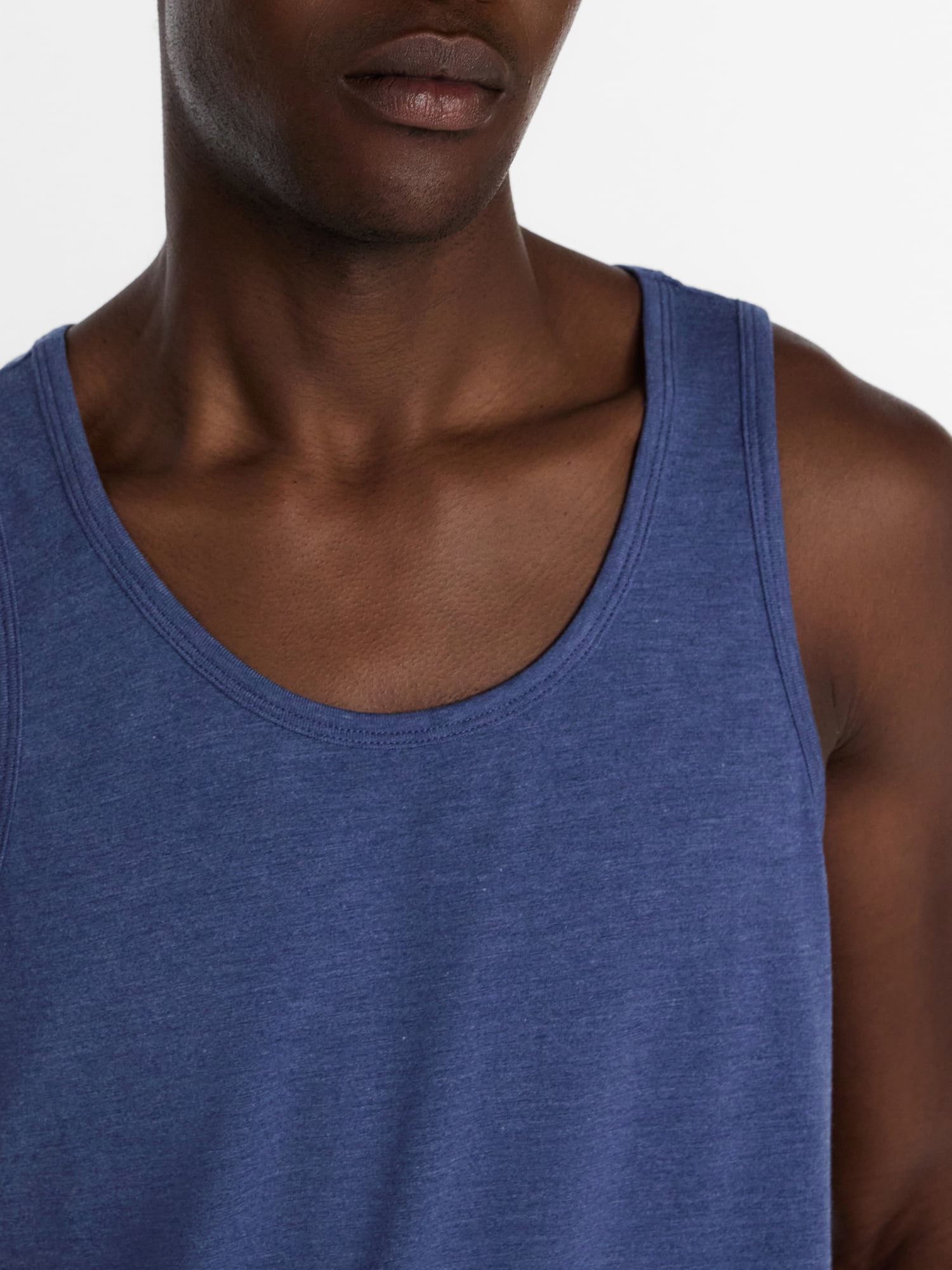 Athletic Works Men's and Men's Big & Tall Tri-Blend Tank Top, Sizes XS-4XLT