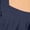 Navy, variant on Women's Square Neck Cropped Tops Pleated Ruffle Cap Sleeve Cotton Linen Shirts Summer Casual Lightweight Loose Beach Vacation Blouses