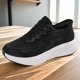 thumbnail image 5 of Deporte Malla para Mujer Zapatos para Correr Ajustables Zapatos Deportivos Al Aire Libre (Negro 36), 5 of 9