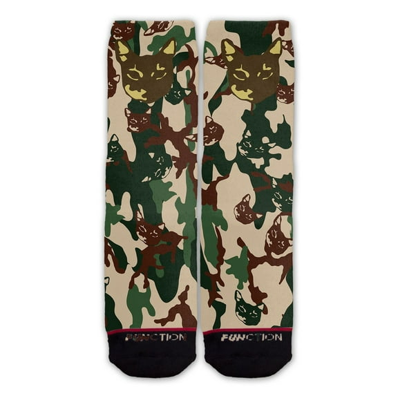 Function - A Bathing Cat Pattern Fashion Socks