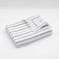 thumbnail image 2 of Mainstays Basic Striped Bath Towel, Soft 100% Cotton and Highly Absorbent Bath Towel, White, 2 of 4