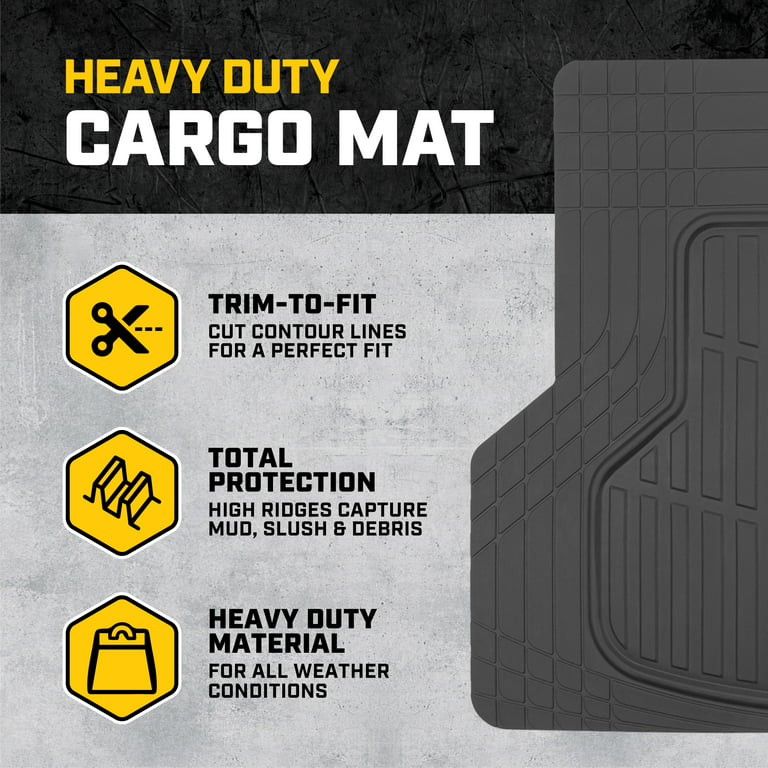 Rubber Floor Mat, 2-Color Cat® Logo - Cat® Work Truck - Tool Boxes, Tonneau  Covers, Work Truck Products