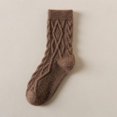 thumbnail image 1 of Calcetines térmicos esponjosos para mujer, calcetines de nieve para otoño-invierno, patrón de moda ins para niñas, calcetines de equipo de color cálido, calcetines para dormir en el suelo, 1 of 5