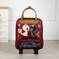 thumbnail image 1 of Bolso de viaje de negocios a la moda para mujer, bolsas con ruedas, equipaje rodante de viaje de gran capacidad, bolso de maleta Retro para chica, 1 of 4