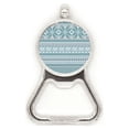 thumbnail image 1 of Hexagon Rhombus Dots Nordic Pattern Metal Beer Bottle Cap Opener Duty Stainless Steel, 1 of 3