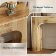 thumbnail image 4 of EDTara Narrow Farmhouse Entryway Table, Rustic Wood Console for Hallway, Living Room, or Foyer, 4 of 9