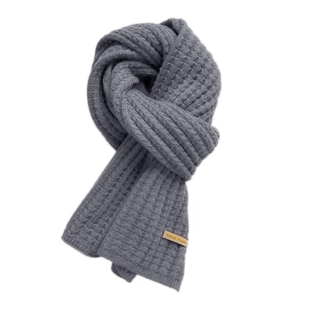 EZLIFE Bufanda de punto cálida para invierno, chales casuales, bufandas de lana a la moda para niñas, L1A4 M2P S0X8