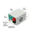thumbnail image 3 of Xantrex Power Inverter 81-2010-12 Freedom 458; Inverse 12 Volts DC à 120 Volts AC; 2000 Watts Sortie/6000 Watts Surge; 50 Ampères Sortie Continue; 92 % d'Efficacité; Fil Dur Entrée/sortie Unique, 3 of 3