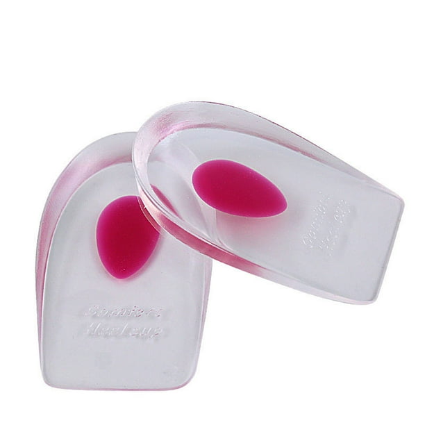 Fiudx Plantillas Cómodas, Almohadilla de Gel Suave para El Talón, Soporte para Aliviar El Dolor, Diseño Duradero y Reutilizable, Uso Diario para Correr y Caminar, Perfectas para Aliviar El Espolón Ca