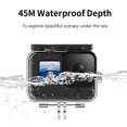 thumbnail image 3 of TELESIN Action Camera Protective Waterproof Case Cover Underwater 45m/148ft Diving Housing Underwater Accessories Replacement for GoPro Hero 9 Black Camera, 3 of 7