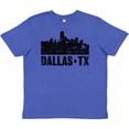 thumbnail image 3 of Inktastic Dallas Texas City Skyline with Grunge Youth T-Shirt, 3 of 5