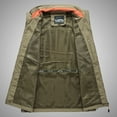 thumbnail image 5 of Feipeng Men's Casual Lightweight Outdoor Fishing Work Safari Travel Photo Cargo Vest Jacket Multi Pockets, 5 of 6