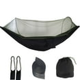 thumbnail image 4 of Dopebox Clearance Home Essentials Mosquito Proof Hanging Bed With Mosquito Cover Is Suitable for Outdoor Camping Dining Gatherings Lightweight And Easy To Install, for Porch Garden Yard (Black), 4 of 9