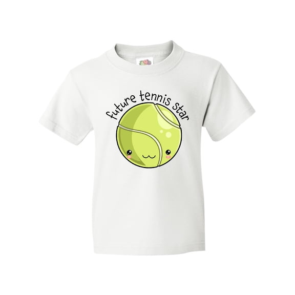 Inktastic Future Tennis Star- Cute Tennis Ball Youth T-Shirt