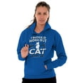 thumbnail image 5 of Crazy Cat Ladies Funny Gym Workout Hoodie Sweatshirt Women Brisco Brands S, 5 of 6