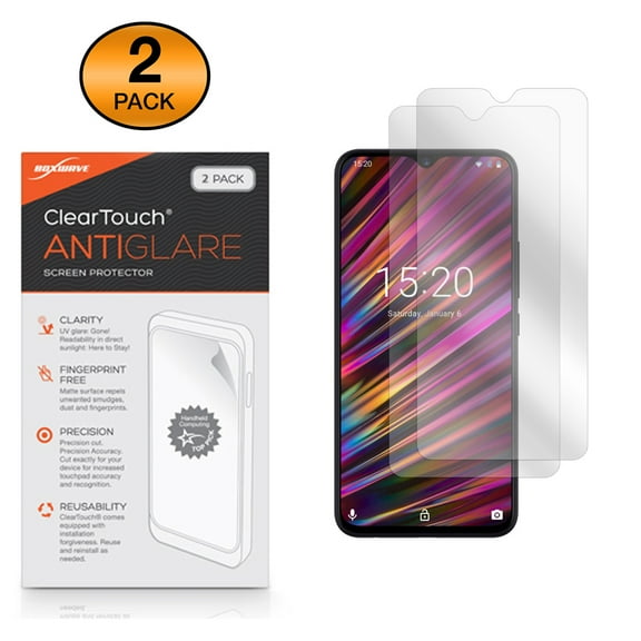 Umidigi F1 Screen Protector, BoxWave [ClearTouch Anti-Glare (2-Pack)] Anti-Fingerprint Matte Film Skin for Umidigi F1