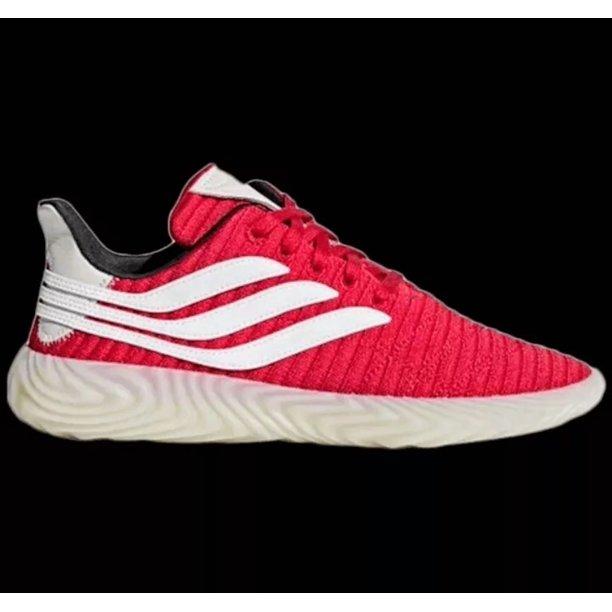 Size 8 - Ad-id-as Sobakov Red/White BD7572 Knitted Weave/Reflective III