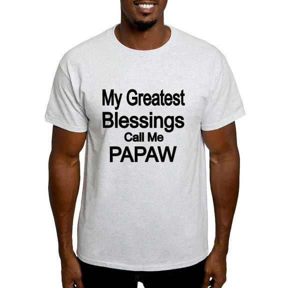 CafePress - My Greatest Blessings Call Me PAPAW T Shirt - Men's Classic Graphic T-Shirt