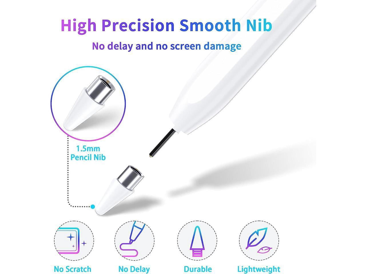 Stylus Pens for iPhone iPad & Android Tablets, White