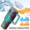 thumbnail image 2 of 1pc Music Teacher 40oz Tumbler with Straw & Handle - Insulated Stainless Steel Cup | Holiday Gift for Man Women (Christmas, Valentine's, Birthday), 2 of 5