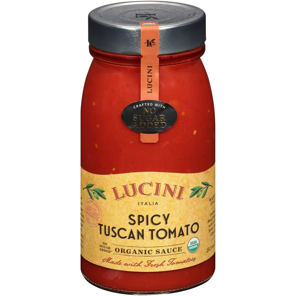 Lucini® Italia Organic Spicy Tuscan Tomato Sauce 25.5 oz. Jar Walmart