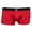 Red, variant on GOLBERG Boxer Briefs - Stretchy, Soft, and Comfortable - Choose Between Packs of 3 Briefs in Blue, Red, Black, or Gray