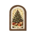 thumbnail image 2 of Christmas Wall Art Arched Framed Vintage‑Print Decor Accessory for Indoor Holiday Wall Display, 2 of 9