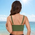 thumbnail image 4 of Women's Swimwear Tankini Set Beach Pool Cover Up Hollow Out Bikini Top With Swim Shorts Conservative Two Piece Bathing Suit Sunflower Top And Bottom for Women Women Swim Dress with Short Swimsuit Tops, 4 of 6
