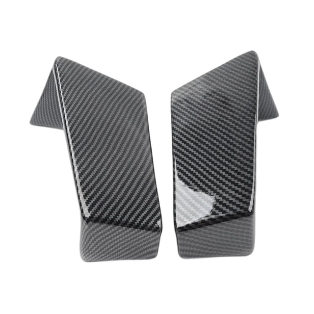 1 Pair Carbon Fiber Motorcycle Winglet Fixed Wing Air Deflectors Fairing For Aprilia RSV4 RF 2009-2021