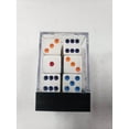 thumbnail image 2 of Ivory Opaque Dice with Black Pips D6 16mm (5/8in) Pack of 12 Koplow Games, 2 of 2