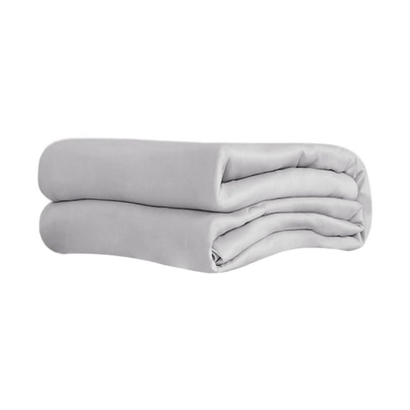 FeiFu Cool Feeling Skin Friendly Solid Color Washed Cotton Summer Breathable Comforter Lightweight Chilling Effect Bed Cover Temperature Regulating Layer