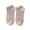 Khaki, variant on Ladies Invisible Lace Socks Thin Cotton Bottom Non Slip Low Cut Footies for Flats Summer