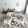 thumbnail image 5 of Sikiie Snake Ultra-Soft Micro flannel Blanket Luxury All Seasons Warm Blanket for Bedding Sofa and Travel (4 sizes)-80"x60", 5 of 7