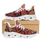 thumbnail image 1 of Zapatillas de deporte tribales de moda, zapatos casuales con plataforma y cordones, zapatos de punto de malla con estampado tradicional étnico americano para mujer, 1 of 6