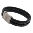 thumbnail image 1 of Liverpool FC Single Plait Leather Bracelet, 1 of 2