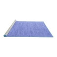 thumbnail image 2 of Ahgly Company Machine Washable Indoor Rectangle Solid Blue Modern Area Rugs, 8' x 10', 2 of 4